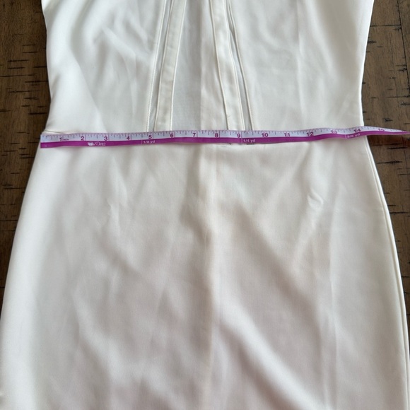 Chic White Backless Dress - Picture 6 of 12